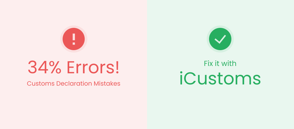 34% UK customs declaration errors fixed - iCustoms